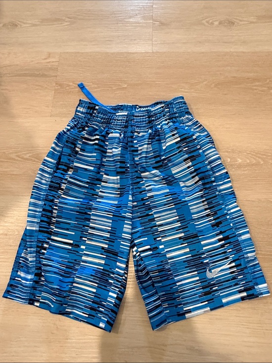 Nike Other - Nike Blue Multi-Stripe Performance Shorts